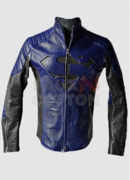 Smallville Superman Blue Leather Jacket